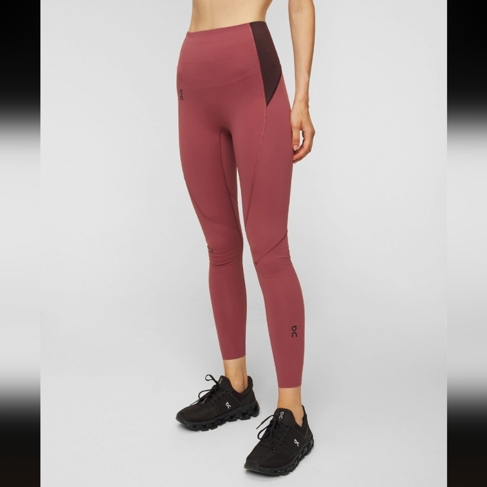 On Running Pink Leggings High-Waisted Performance